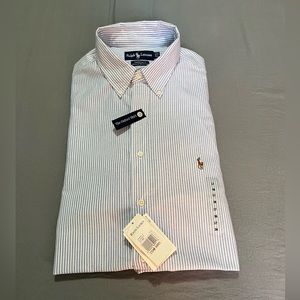 Ralph Lauren Mens Yarmouth striped shirt 17-36